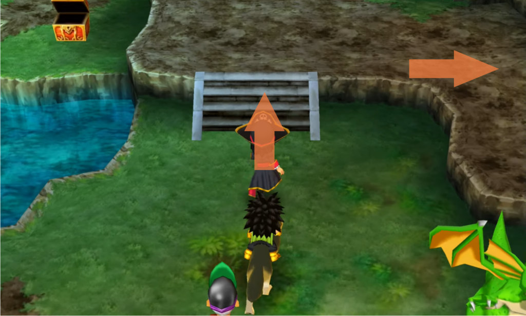 Follow this path to reach the second floor (2) | Dragon Quest VII