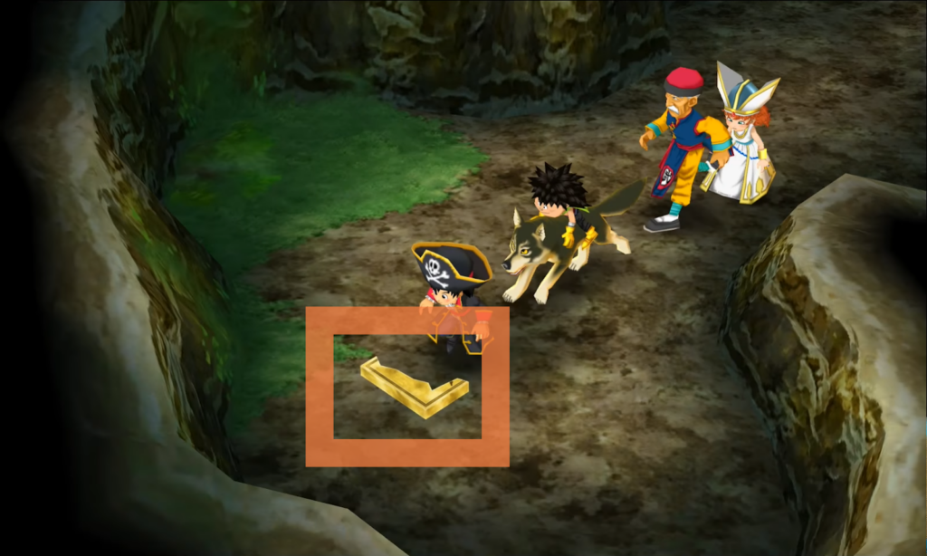 The second fragment is inside the Mountaintop Tunnel (3) | Dragon Quest VII