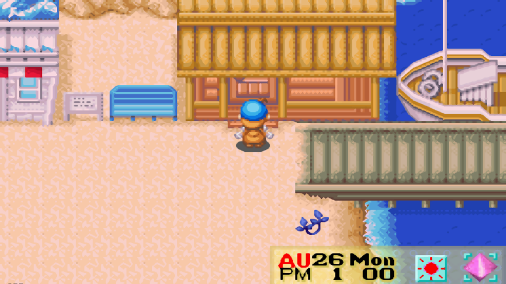 Front view of Zack’s house where Won also lives | Harvest Moon: Friends of Mineral Town