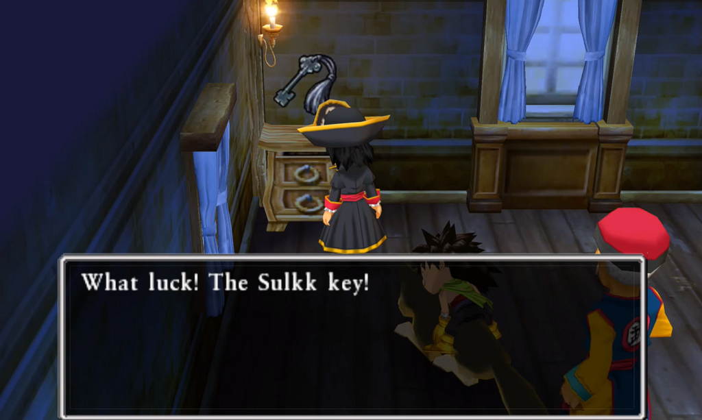 Get the Sulkk Key after defeating Moostapha. | Dragon Quest VII