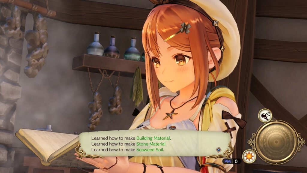 Learning the recipes for the hideout’s materials | Atelier Ryza: Ever Darkness & the Secret Hideout 