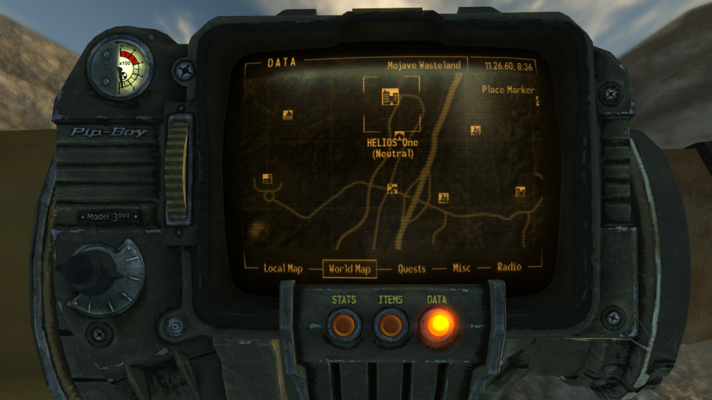 Novac on the world map | Fallout: New Vegas