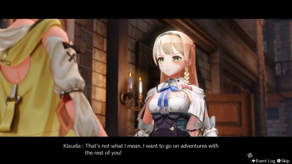 Klaudia wants to join the party | Atelier Ryza: Ever Darkness & the Secret Hideout