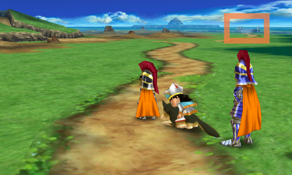 Head east of Faraday to reach the Pool of Piety (1) | Dragon Quest VII
