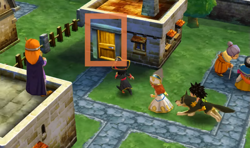 Enter Salvador’s house before proceeding (1) | Dragon Quest VII
