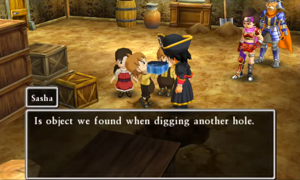Sasha will give you the last fragment as a reward for helping them (2) | Dragon Quest VII