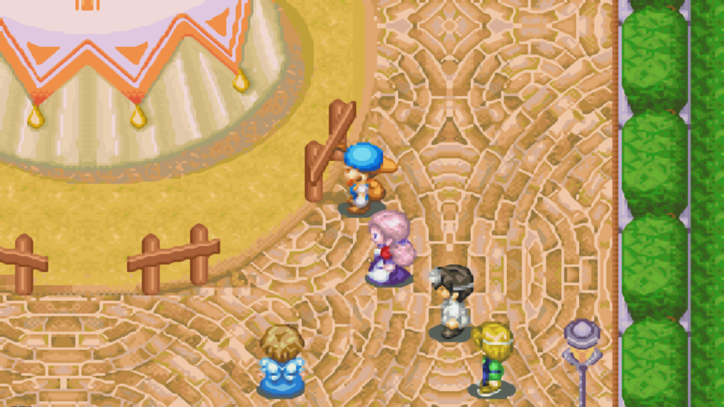 The Doctor is waiting for the Horse Races to start | Harvest Moon: Friends of Mineral Town