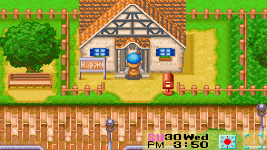 View of Mineral Clinic where the Doctor works and stays | Harvest Moon: Friends of Mineral Town