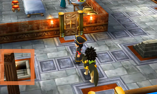 Head to the basement and claim your Lightning Staff (2) | Dragon Quest VII