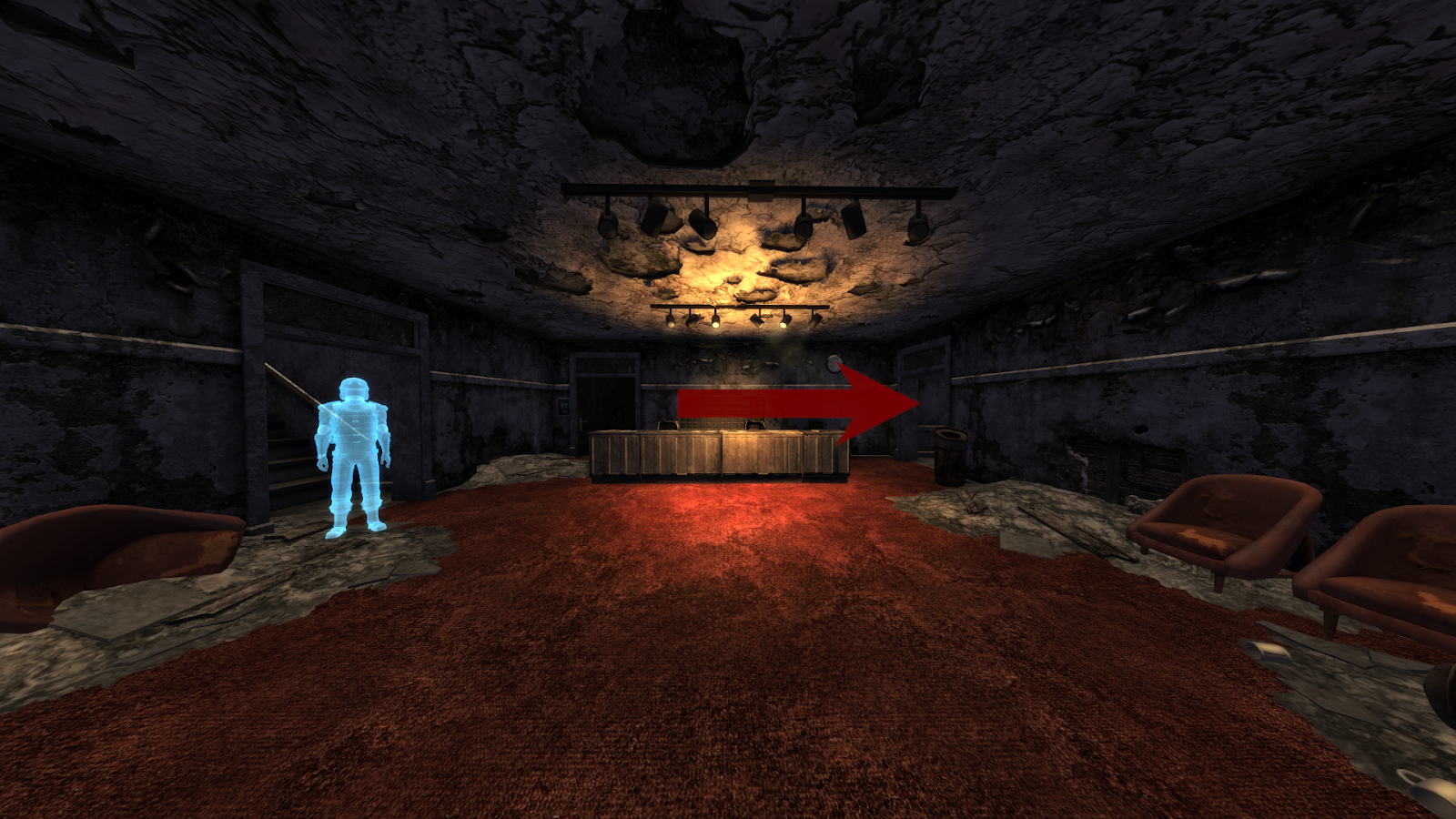 Correct door to go through | Fallout: New Vegas