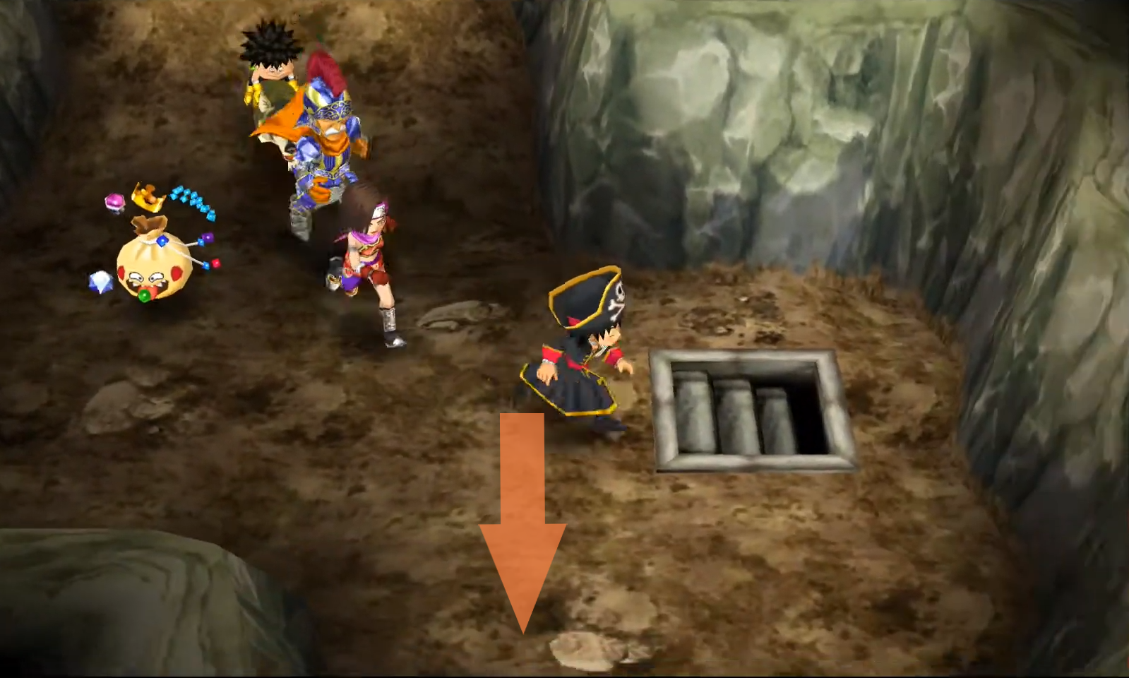 Follow this path to reach Dinky Dell (1) | Dragon Quest VII