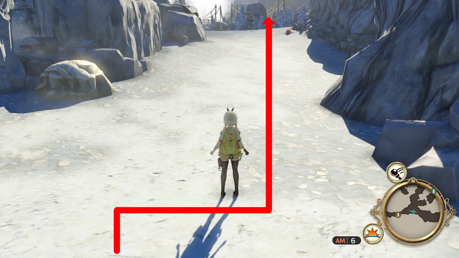 Taking the path to the east and walking to the Old Drawbridge | Atelier Ryza: Ever Darkness & the Secret Hideout