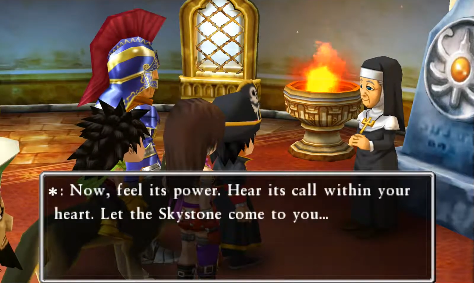 Talk to her and you’ll get the Skystone (2) | Dragon Quest VII 