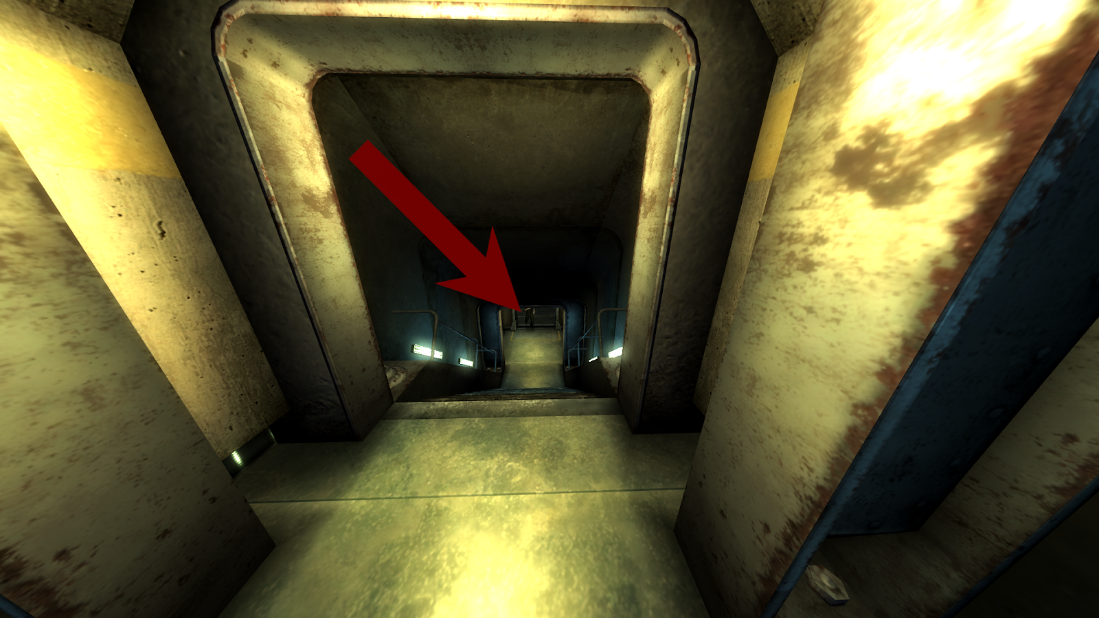 Stairs leading into the hall | Fallout: New Vegas