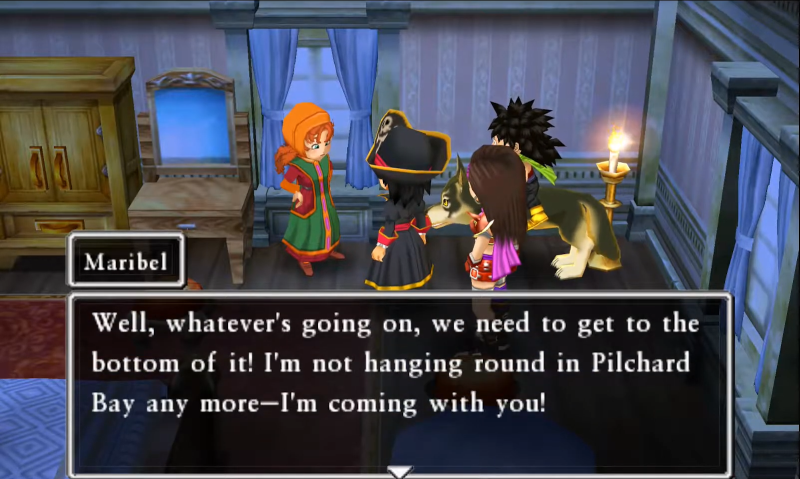 Maribel will join your party once more | Dragon Quest VII