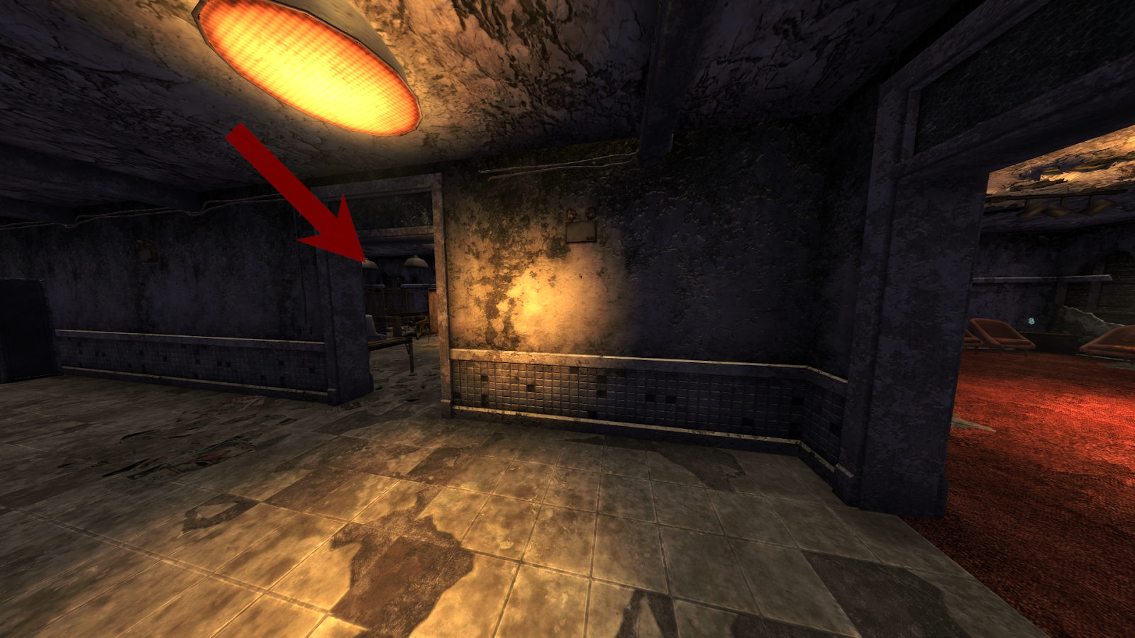 Entrance to the operating room | Fallout: New Vegas