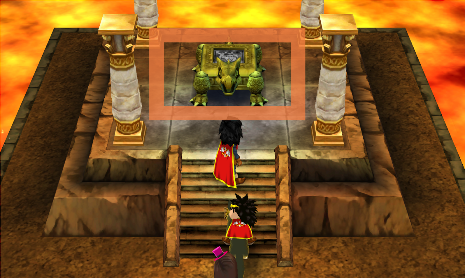 The Mysterious Pillar is in this room (2) | Dragon Quest VII