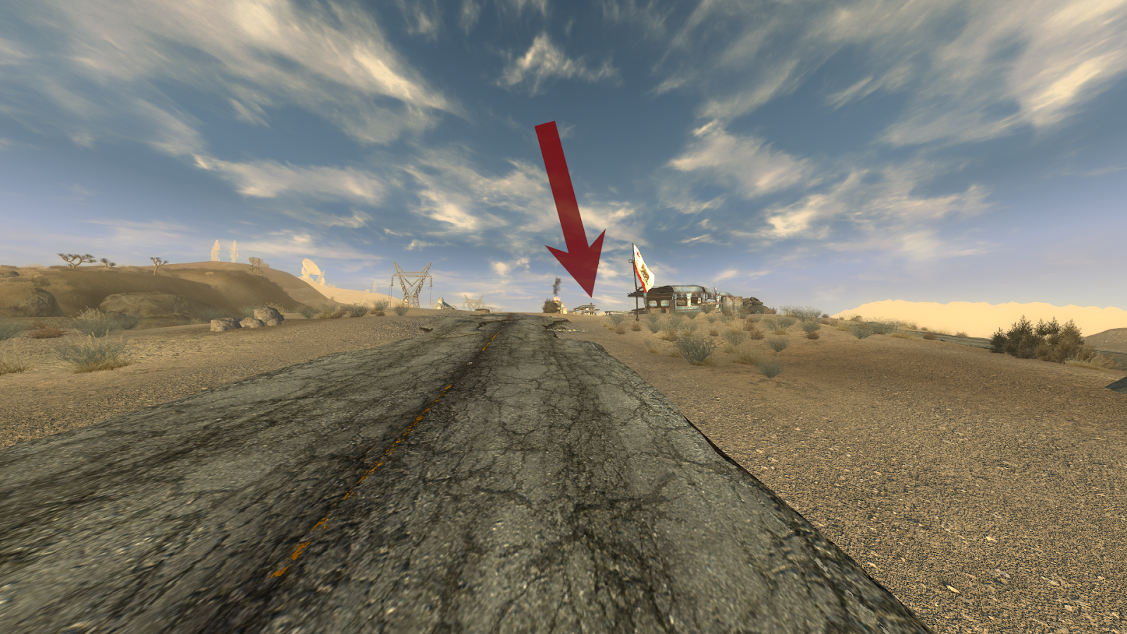 Going up the road | Fallout: New Vegas