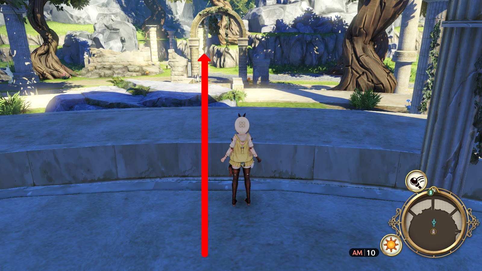 Heading north of the altar and towards Liese Valley | Atelier Ryza: Ever Darkness & the Secret Hideout