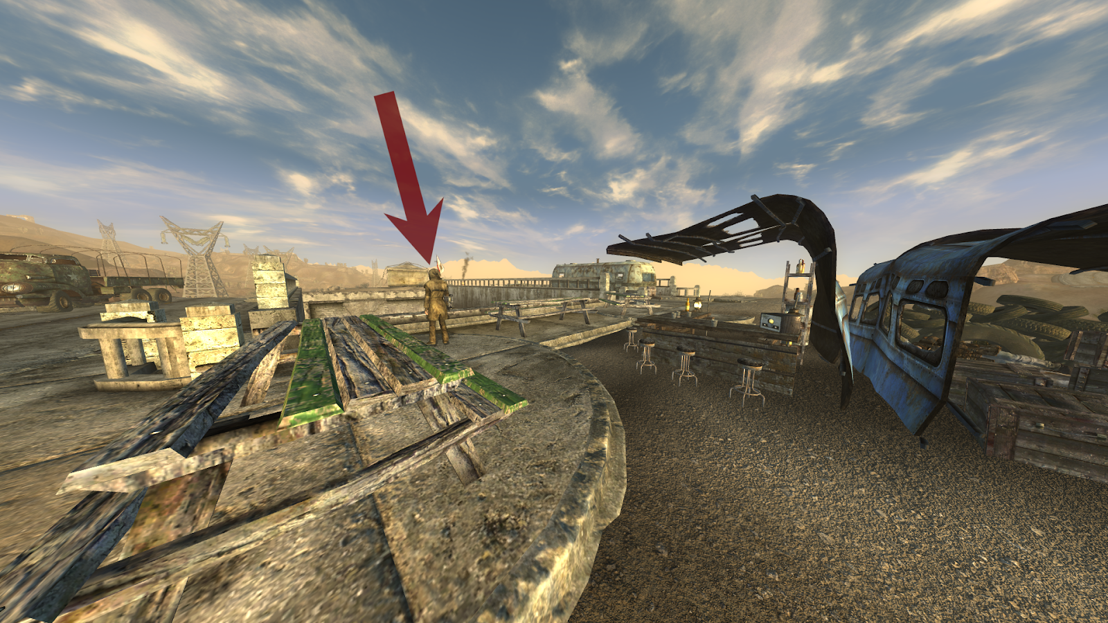 Veronica standing by the bar | Fallout: New Vegas