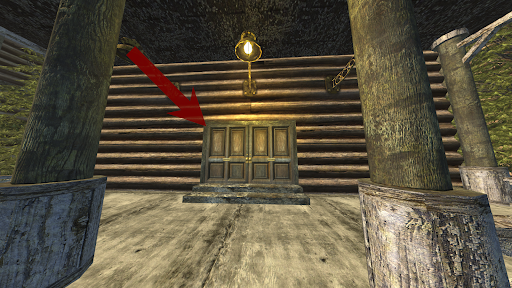 Closer view of the lodge’s entrance | Fallout: New Vegas
