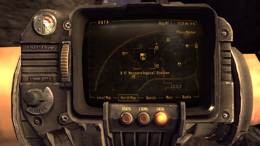 X-17 Meteorological Station on the world map | Fallout: New Vegas