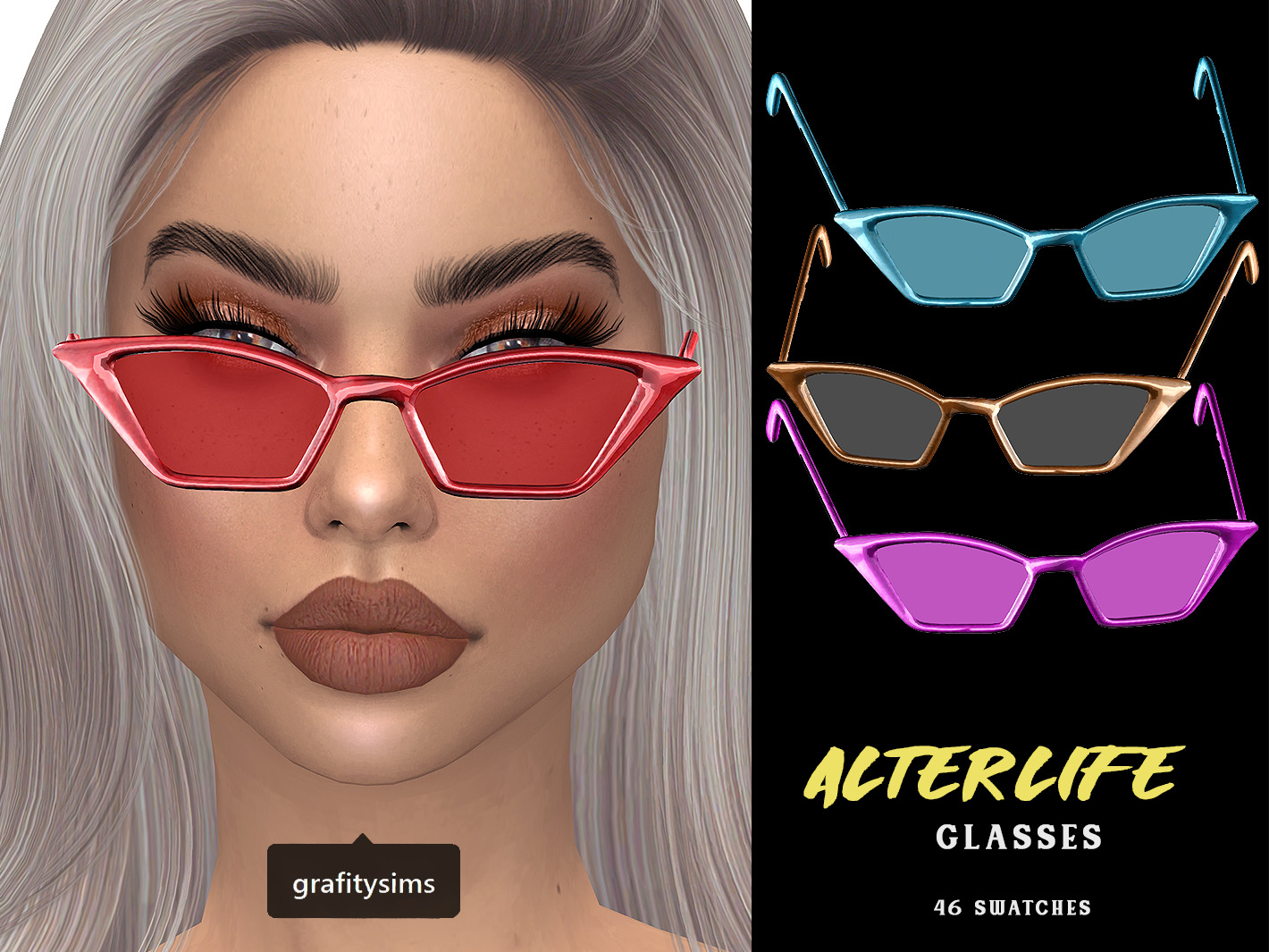 Afterlife Glasses by grafitysims