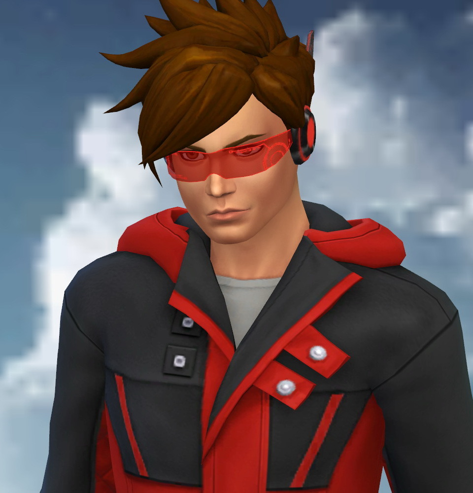 Cyber Glasses - Red by zaneida