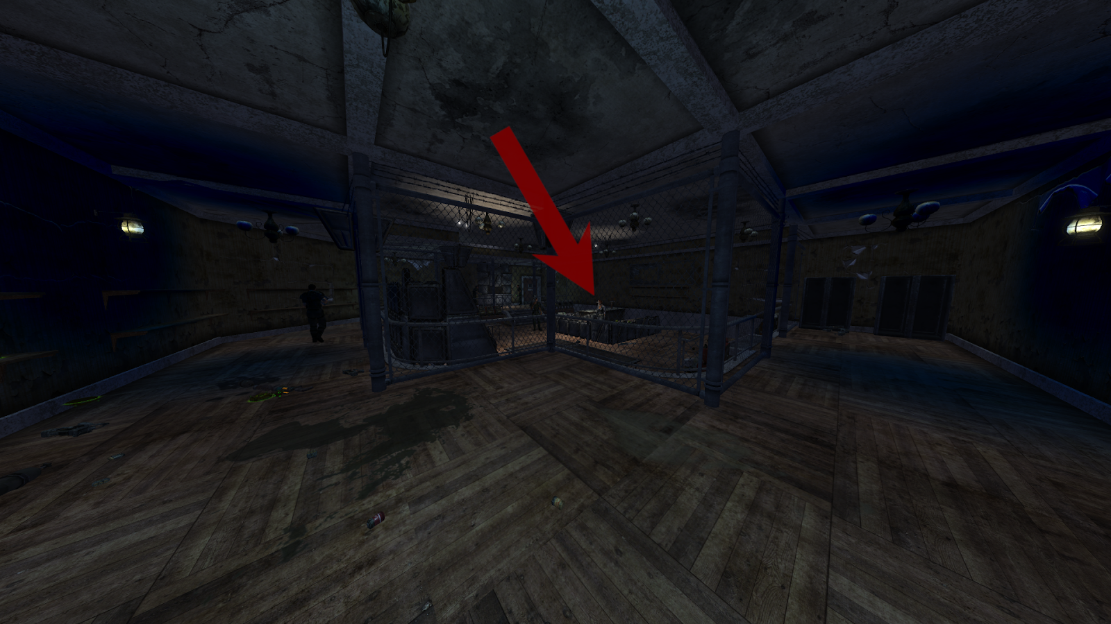 Gloria as seen from the entrance to the Silver Rush | Fallout: New Vegas