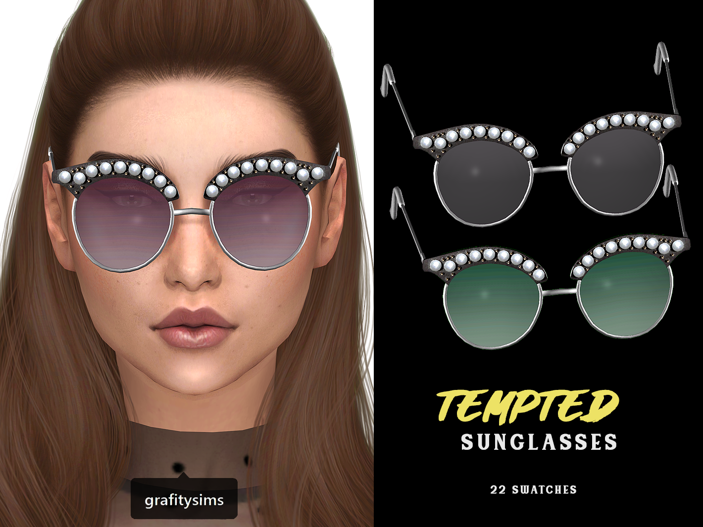 Tempted Sunglasses by Grafity-cc