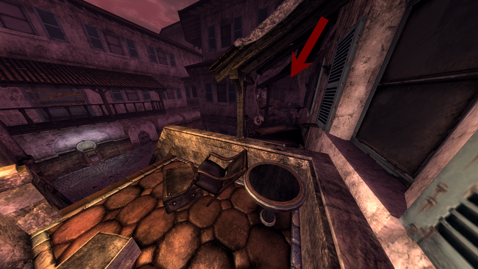 Hole in the wall to go through | Fallout: New Vegas