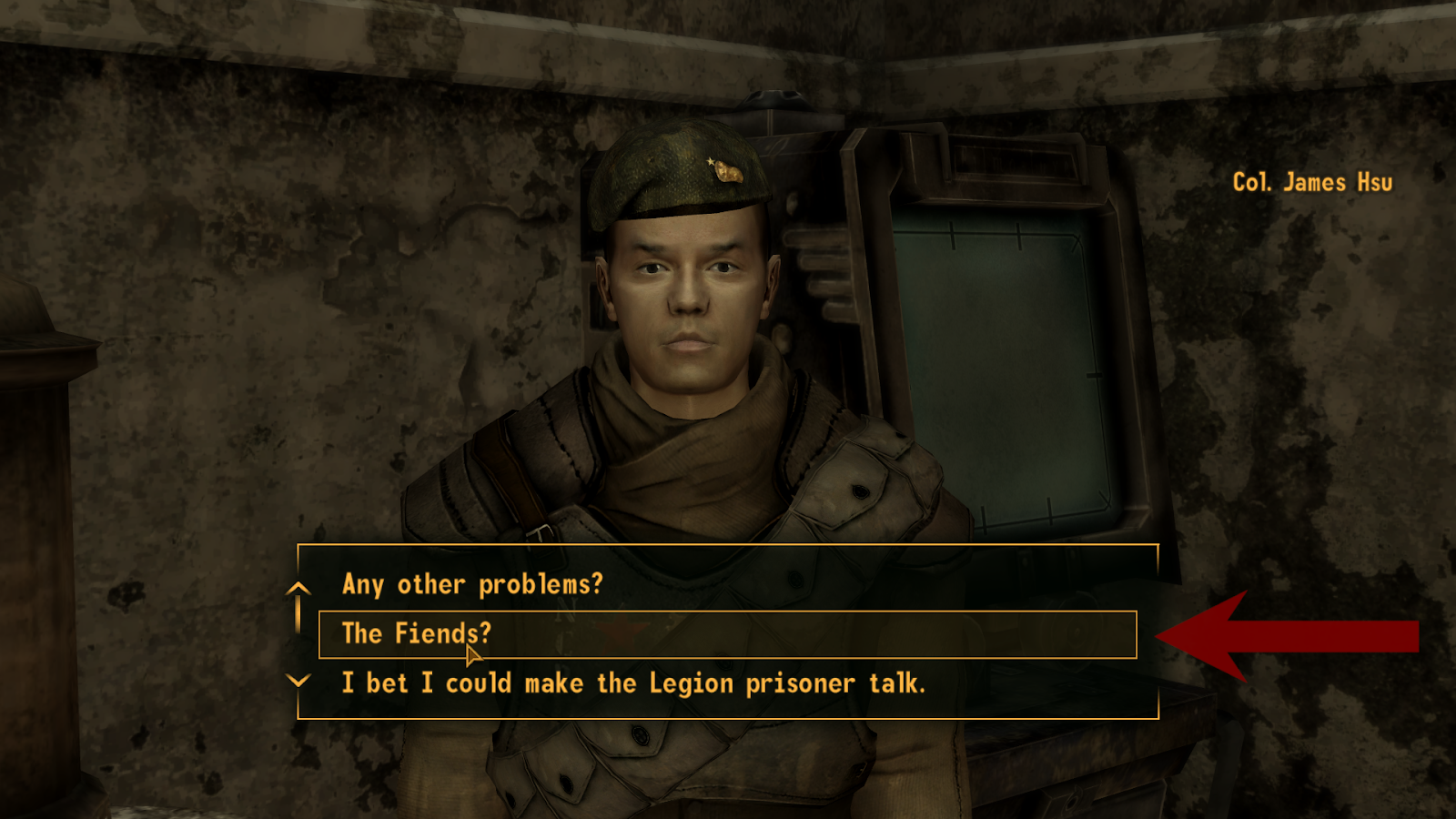 Second dialogue choice | Fallout: New Vegas
