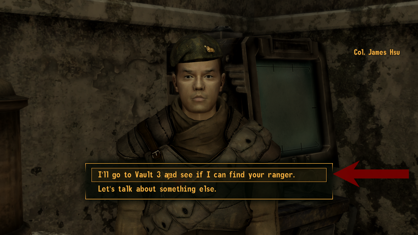 Third dialogue choice | Fallout: New Vegas