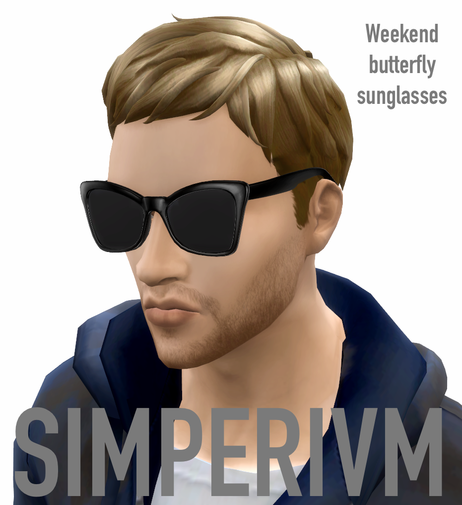 Weekend Butterfly Sunglasses by Simperium
