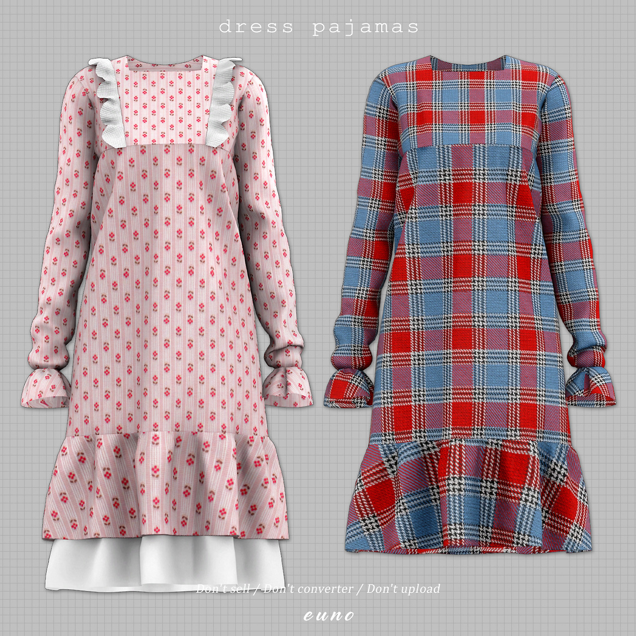 Dress Pajamas by eunosims