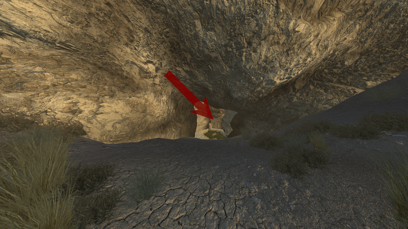 Entrance to the Vault 34 cave system | Fallout: New Vegas