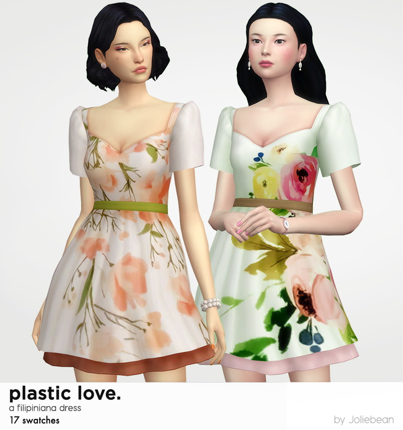 Plastic Love Filipiniana Dress by Jolibean
