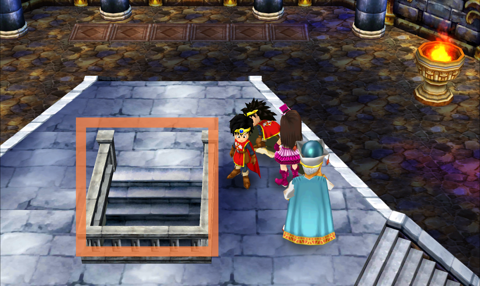 Follow these directions to reach the next floor (1) | Dragon Quest VII