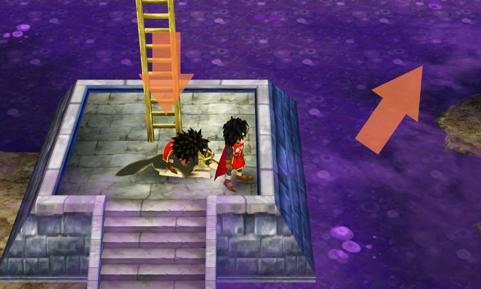 Follow these directions to reach the next floor (2) | Dragon Quest VII