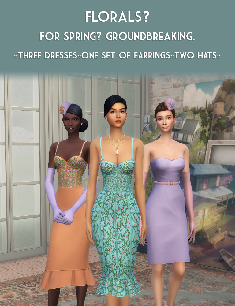 Florals for Spring Set by ice-creamforbreakfast