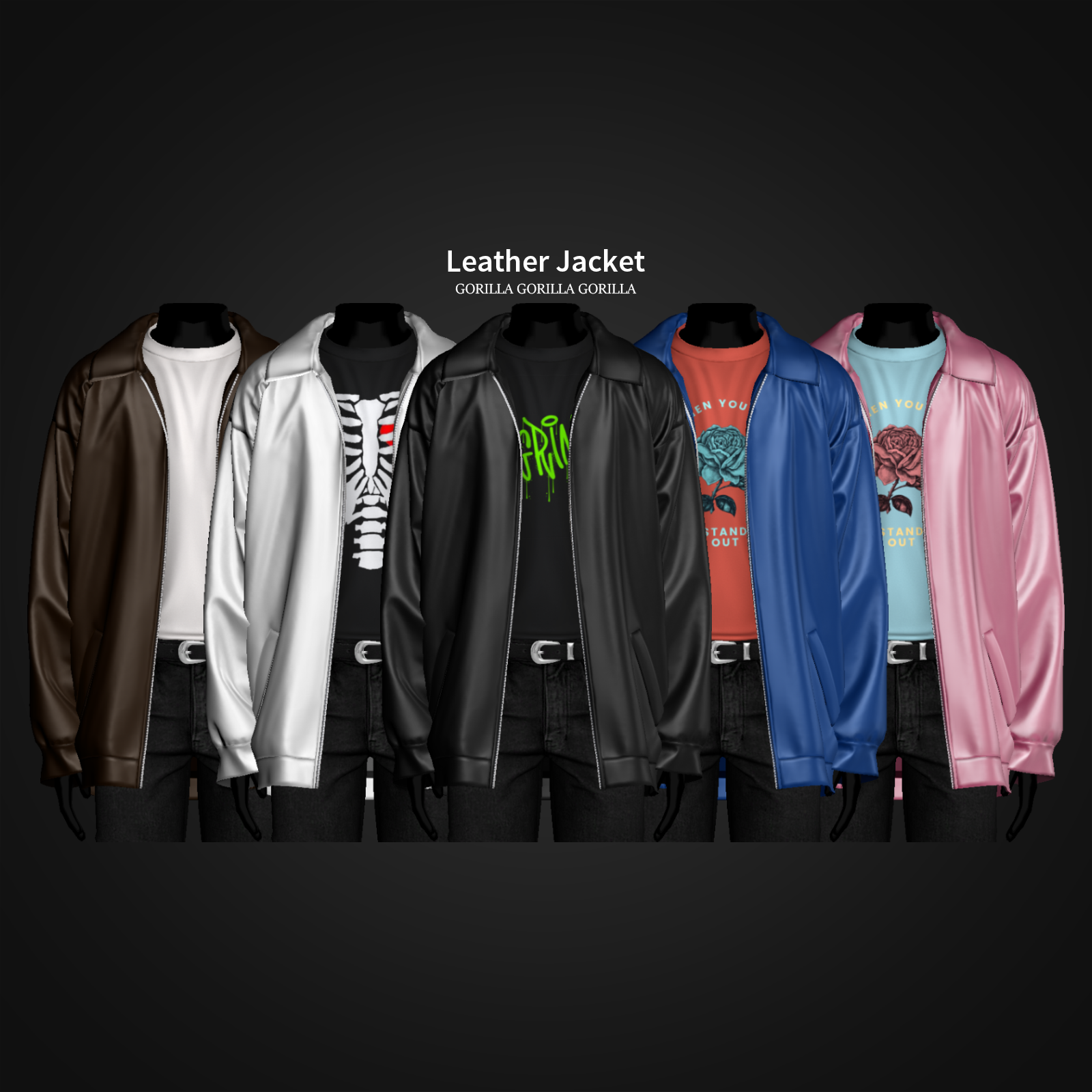 Leather Jacket by Gorilla Gorilla Gorilla