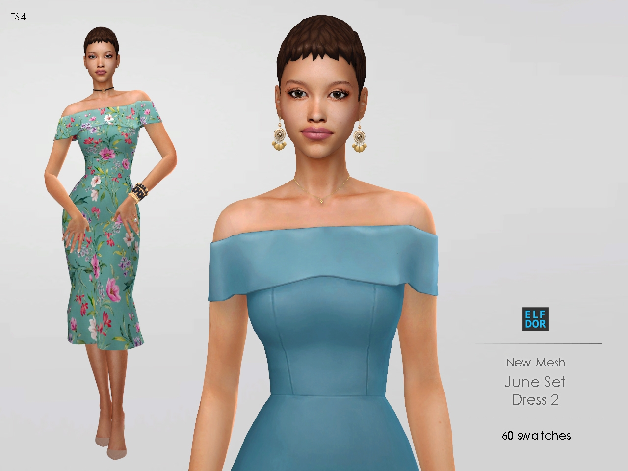 Midi Spring Dress by elfdor