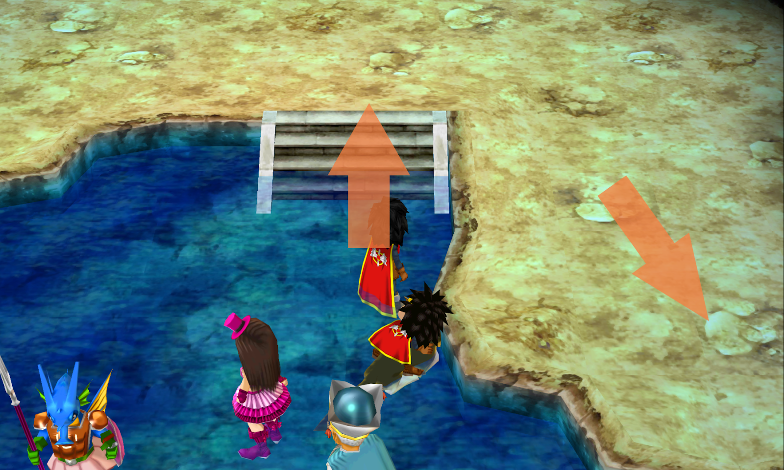 The stairs to the next floor are here (3) | Dragon Quest VII