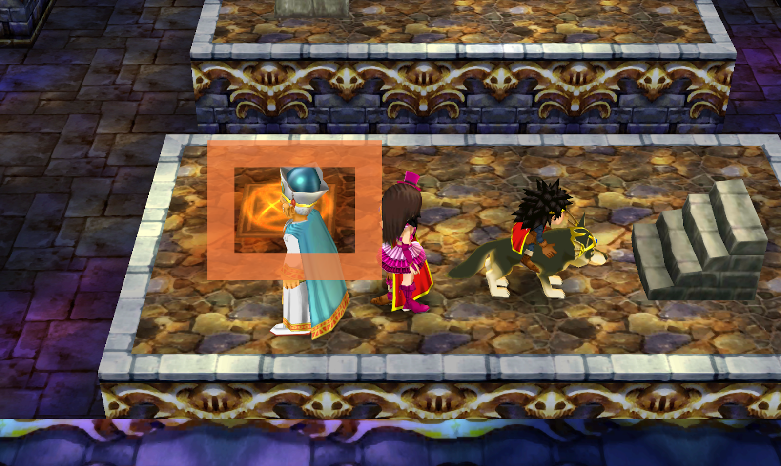 Take the portals in this order to continue (1) | Dragon Quest VII