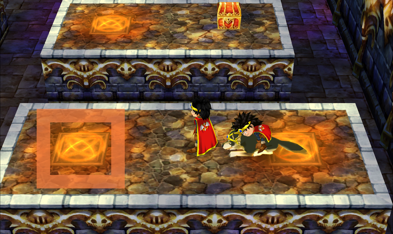 Take the portals in this order to continue (4) | Dragon Quest VII