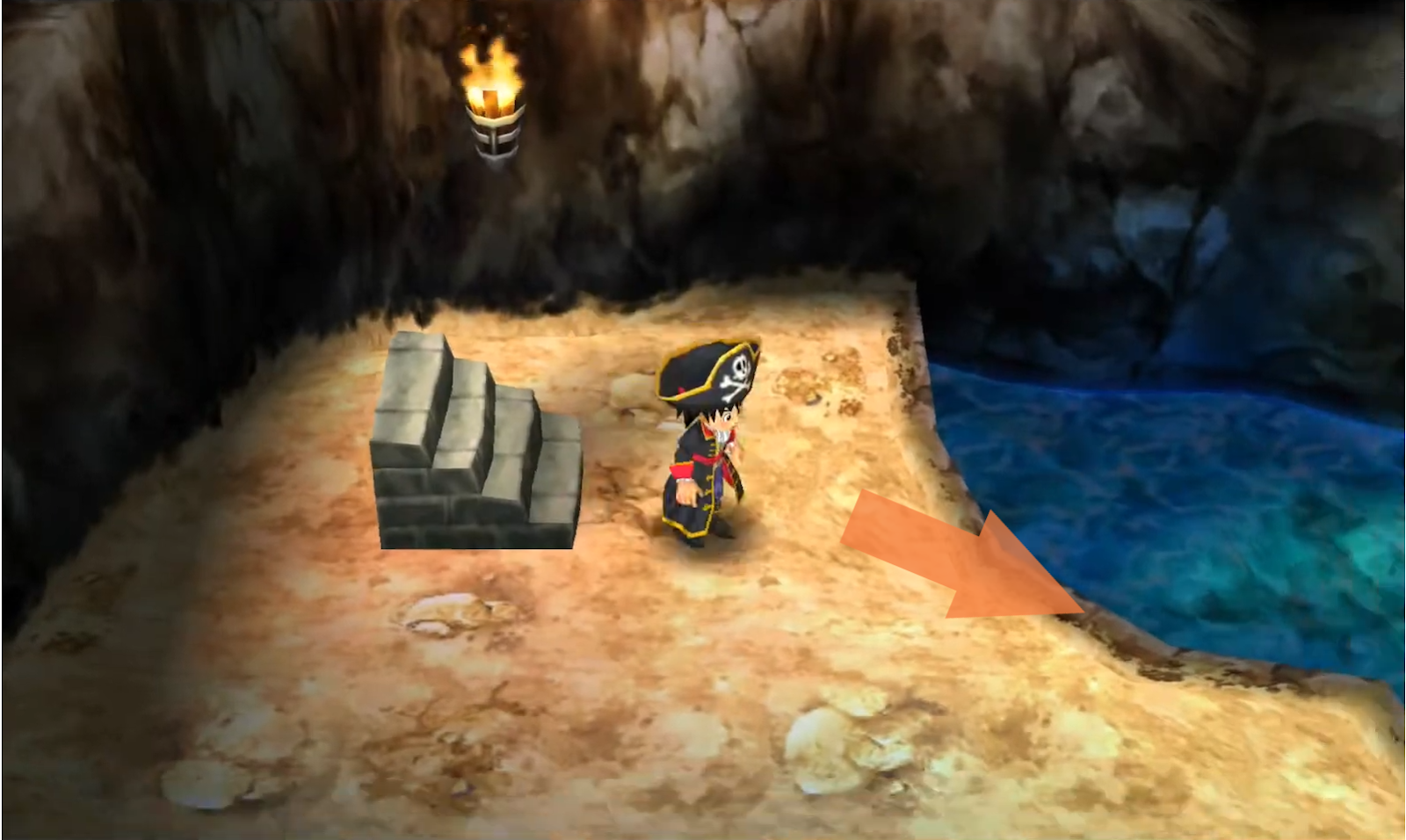 Enter the pyramid (1) | Dragon Quest VII