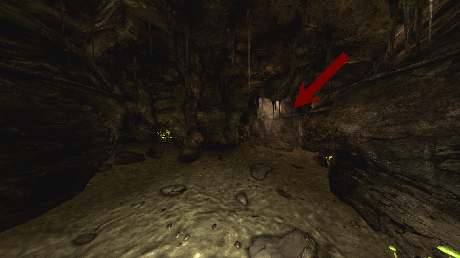 Second fork in the cave system | Fallout: New Vegas