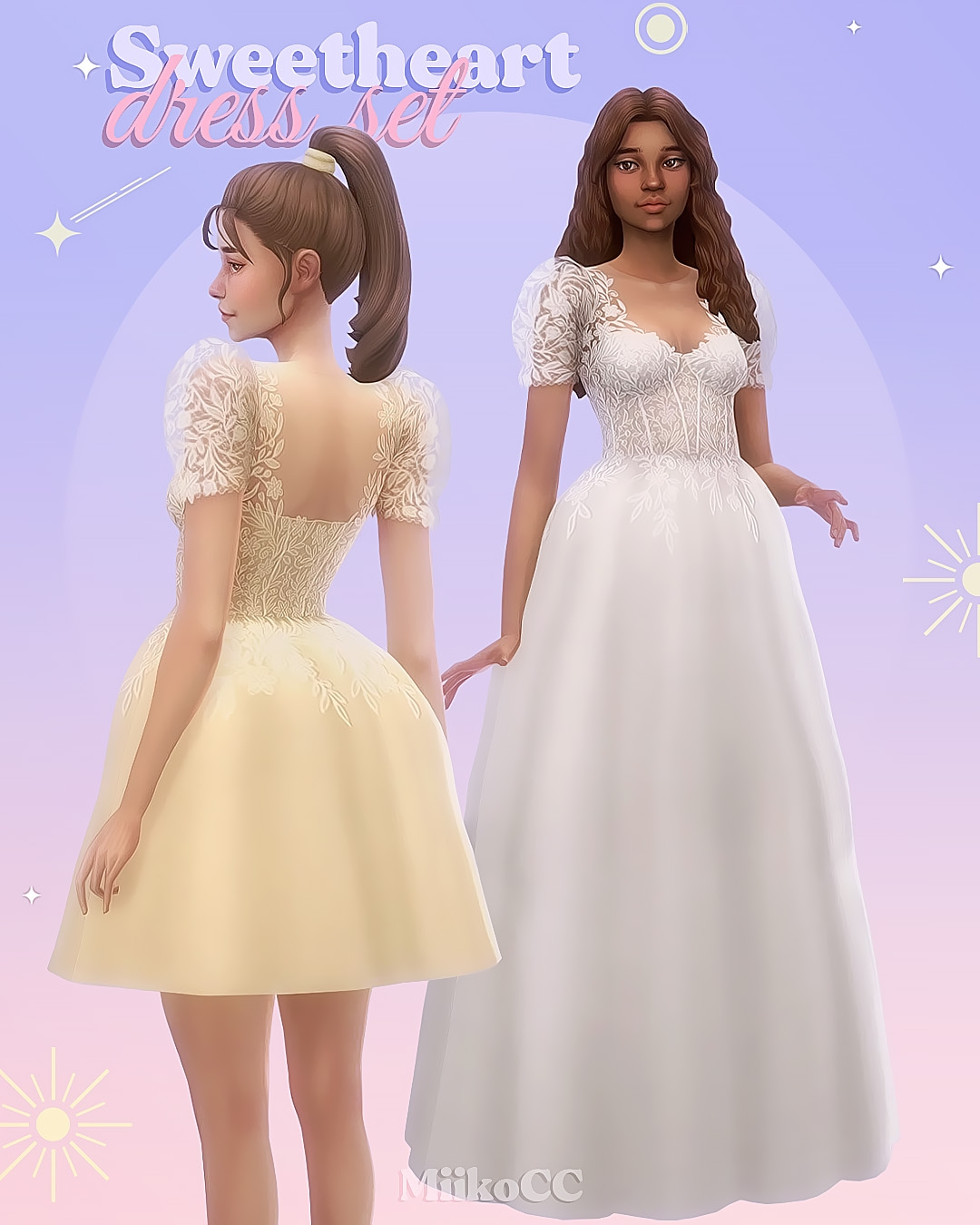 Sweetheart Dress Set by Miiko