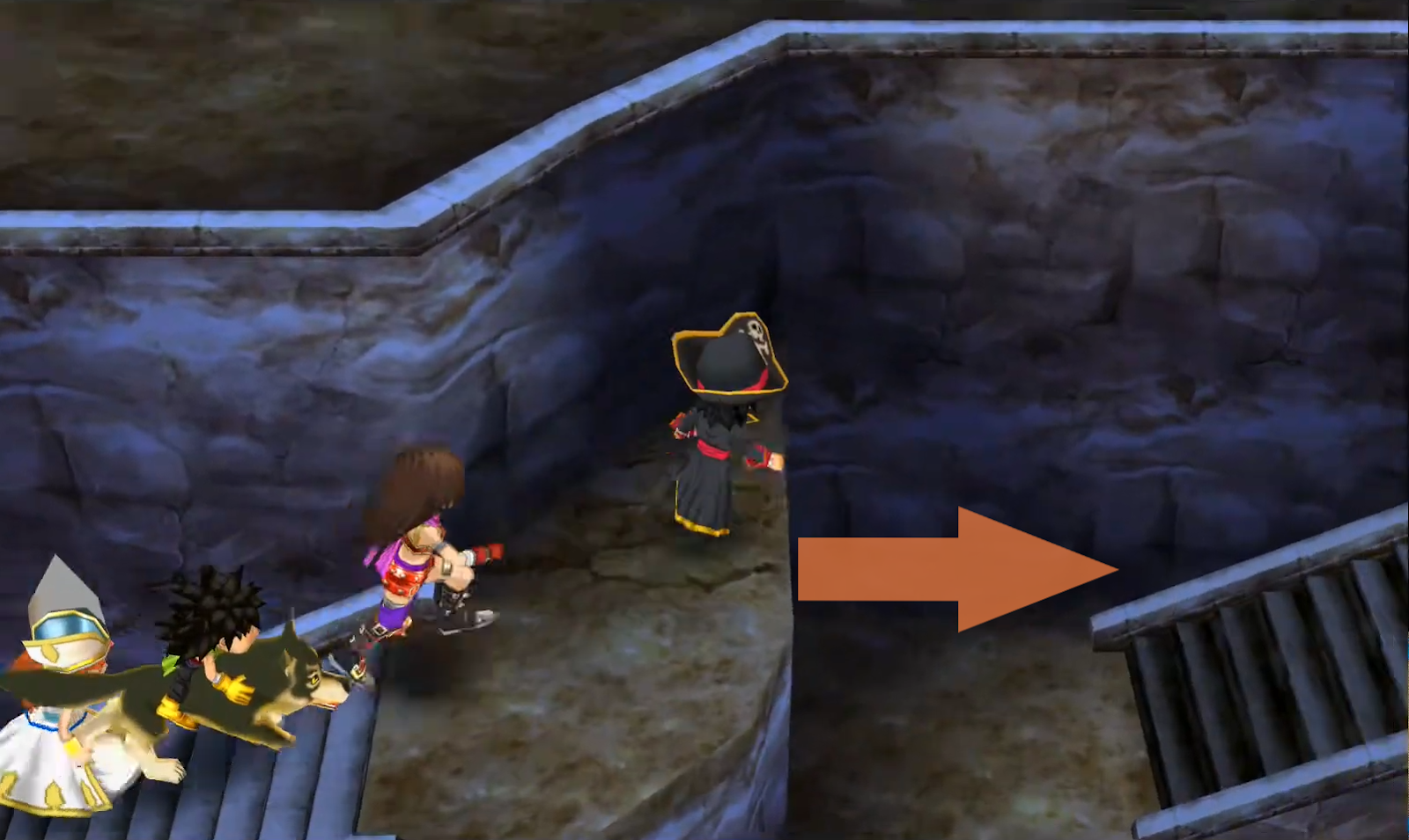 Get to the top of the Tower and Serafina will take you to Villa Priores (3) | Dragon Quest VII