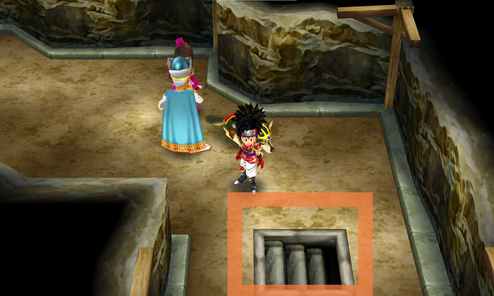 Take both stairs (1) | Dragon Quest VII
